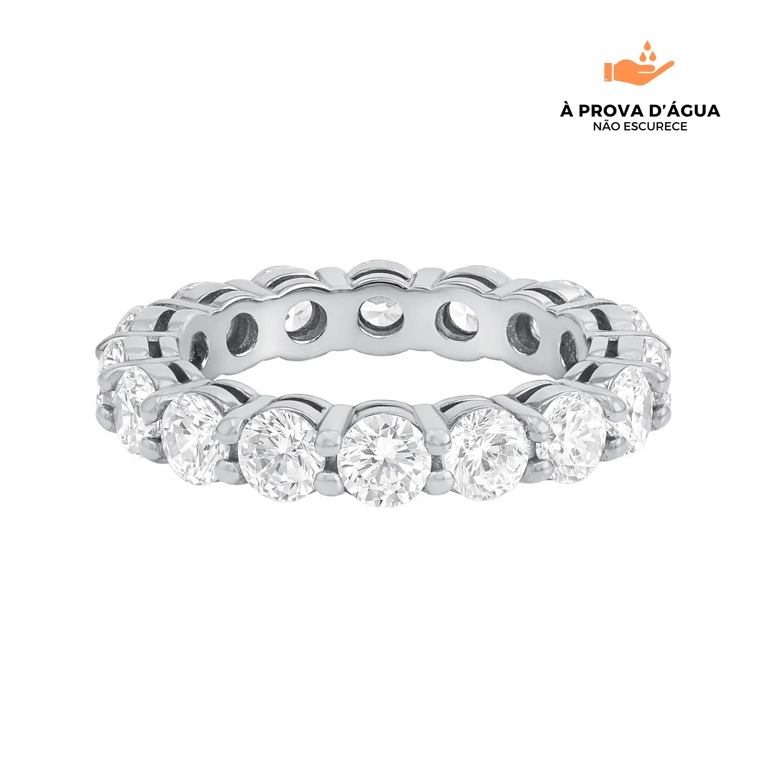 Anel Riviera Classic Banhado em Prata