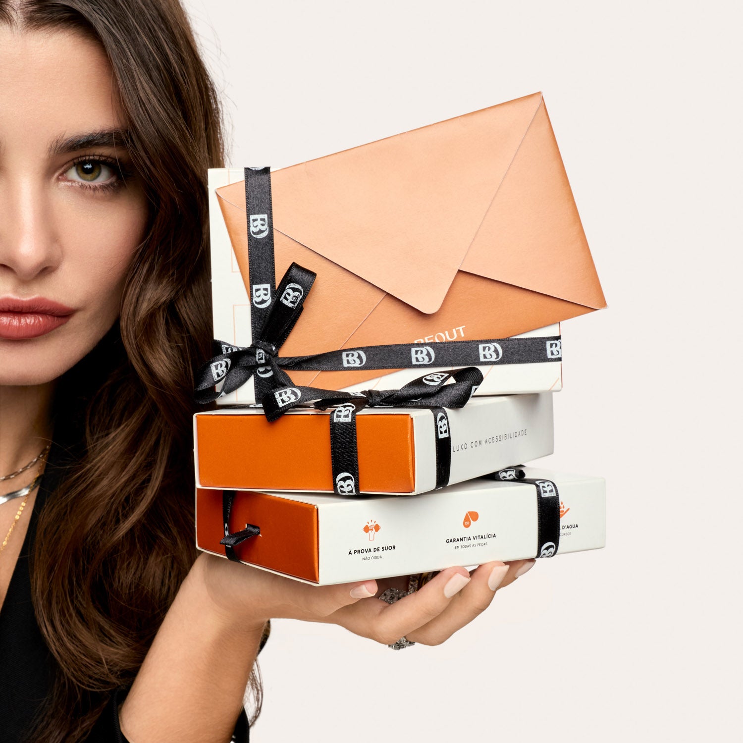 Embrulho Elegante para Presente com Mensagem Escrita à Mão