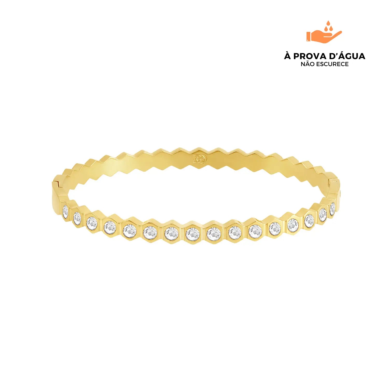 Bracelete Kaena Glamour Banhado em Ouro 18k