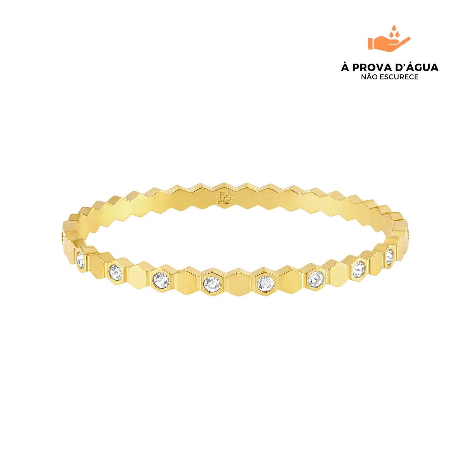 Bracelete Kaena Luz Banhado em Ouro 18k