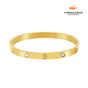 Bracelete Pedras de Glamour Banhado em Ouro 18k