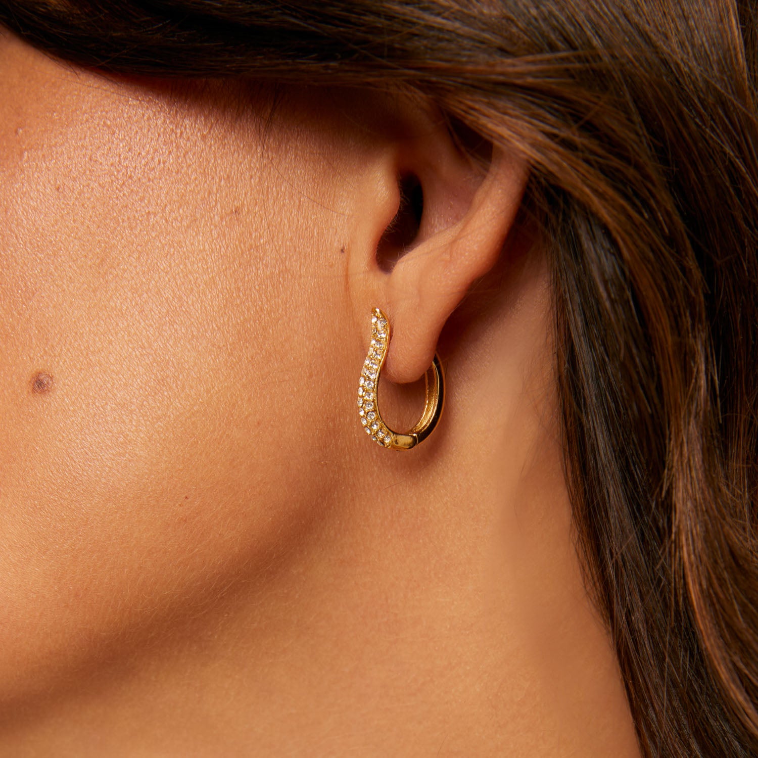 Brincos Veneza Banhados em Ouro 18k