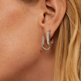 Brincos Verona Banhados em Prata