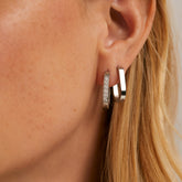 Brincos Verona Banhados em Prata