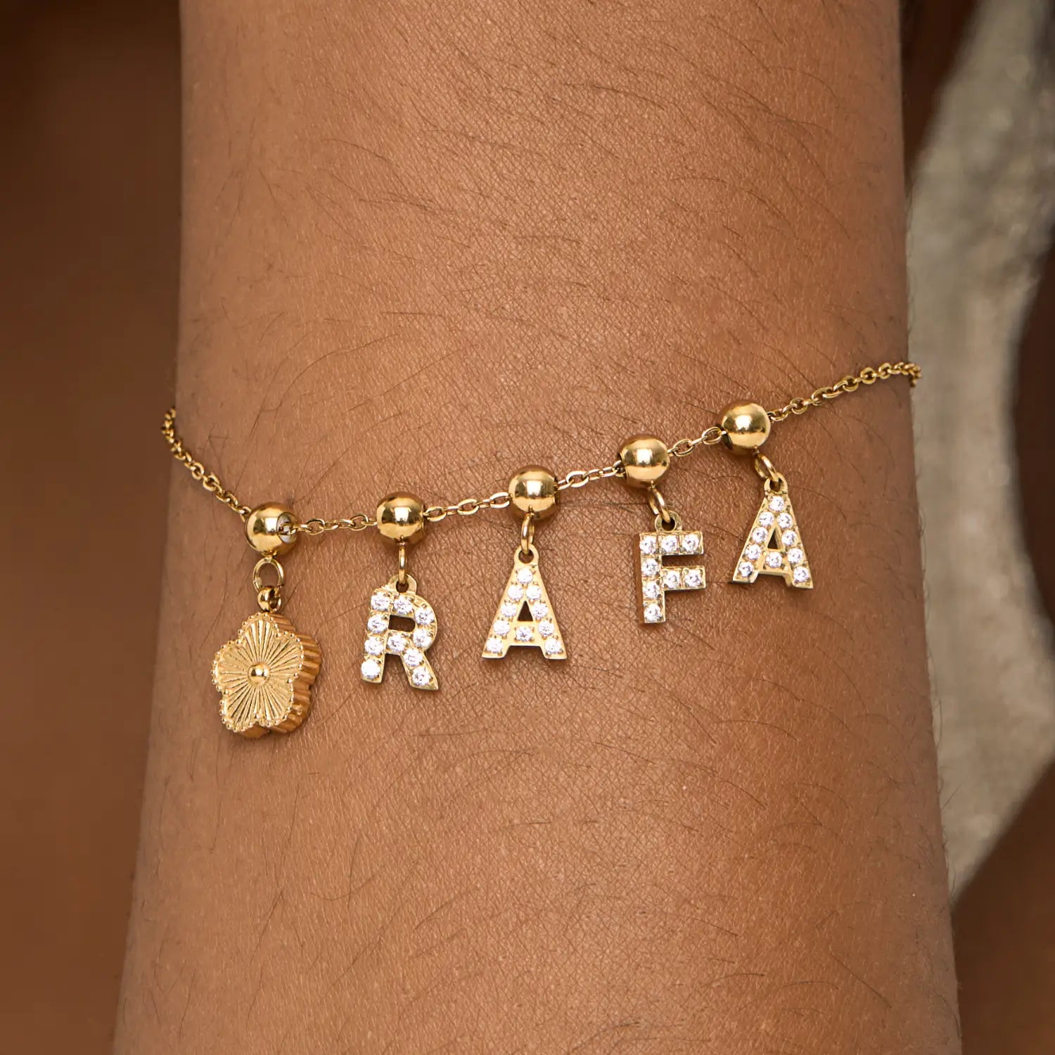 Pingente Inicial A Banhado em Ouro 18k