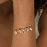 Pingente Inicial A Banhado em Ouro 18k