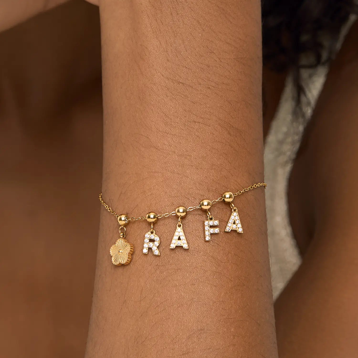 Pingente Inicial A Banhado em Ouro 18k