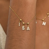 Pingente Inicial A Banhado em Ouro 18k