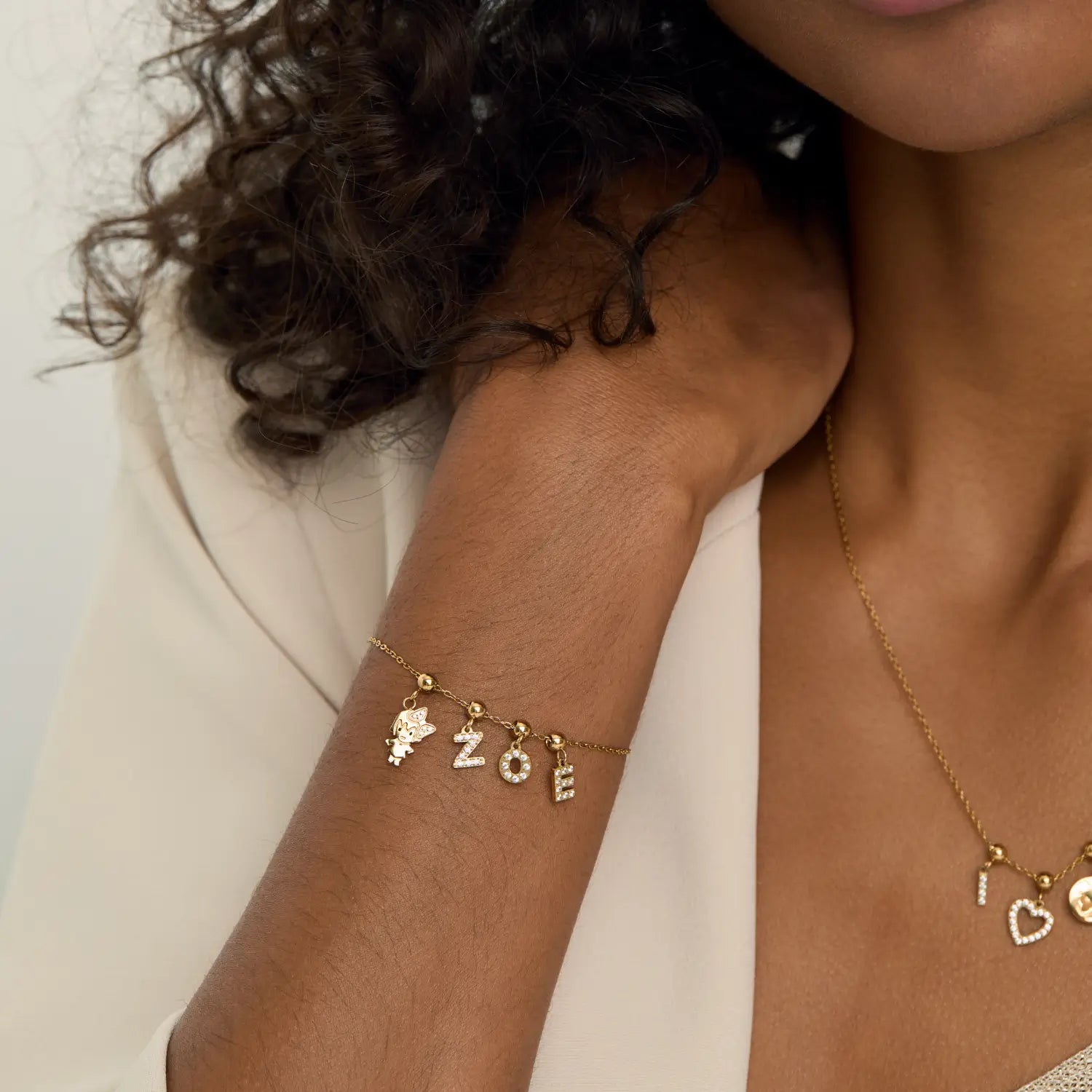 Pingente Inicial E Banhado em Ouro 18k