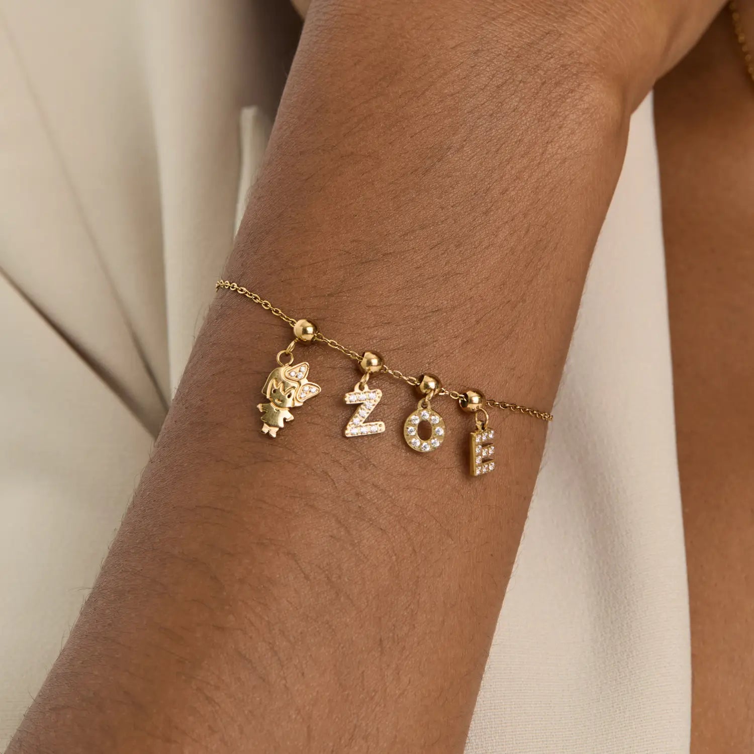 Pingente Inicial O Banhado em Ouro 18k