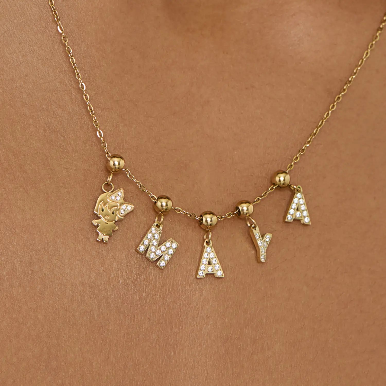 Pingente Inicial Y Banhado em Ouro 18k