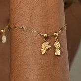 Pingente Minha Menina Banhado em Ouro 18k