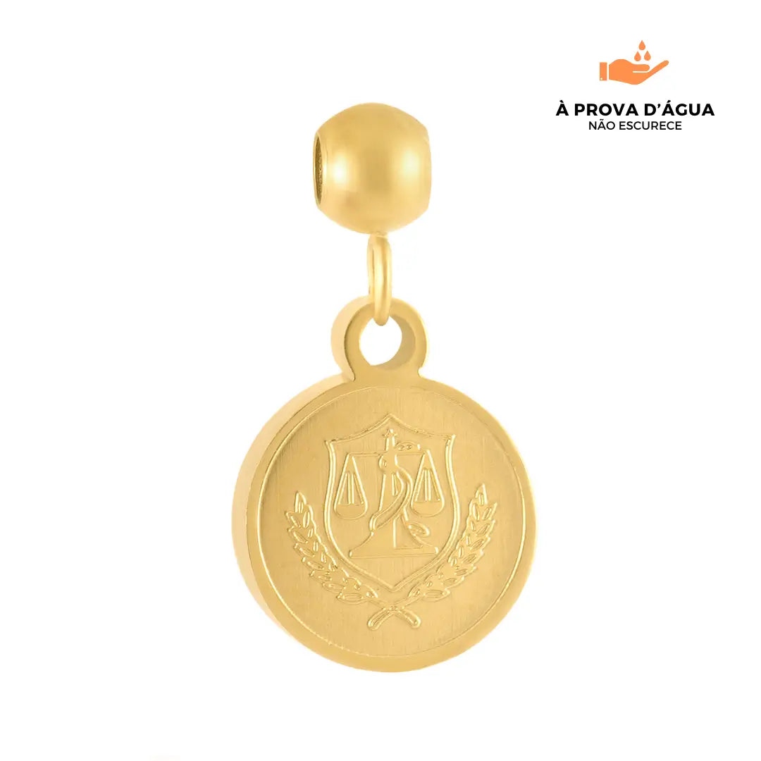 Pingente Nutricionista Banhado em Ouro 18k