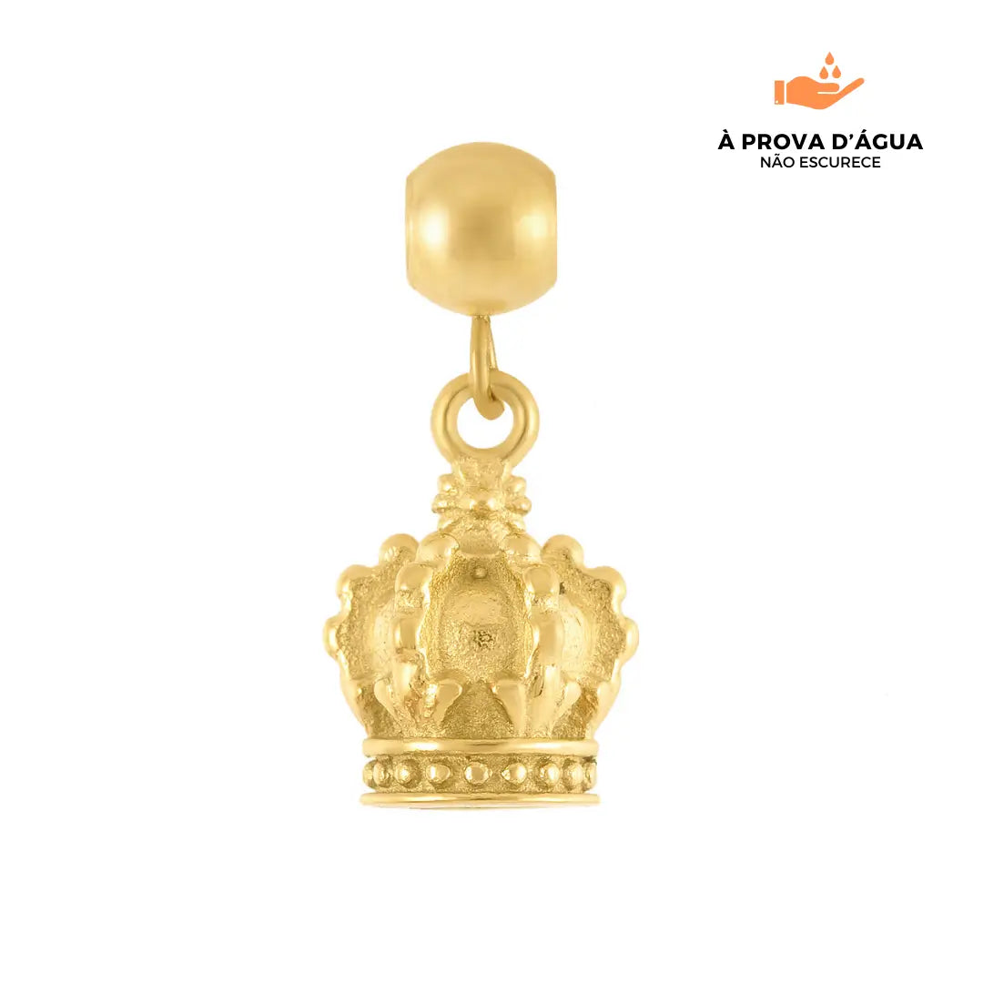 Pingente Queen Banhado em Ouro 18k