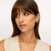 Colar Riviera Prata Banhado em Prata