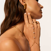 Pulseira de Mão Bali Banhado em Ouro 18k