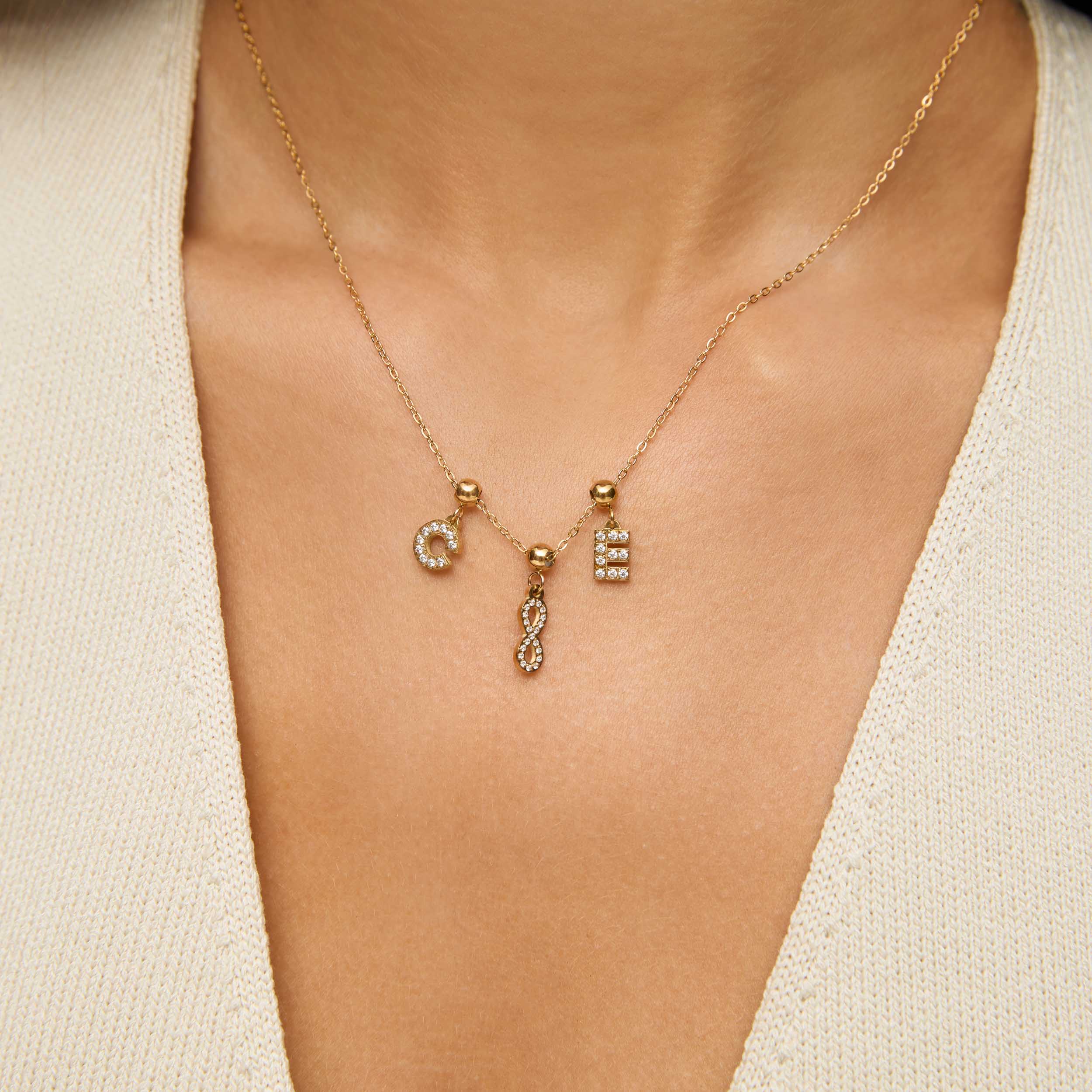 Pingente Infinito Banhado em Ouro 18k