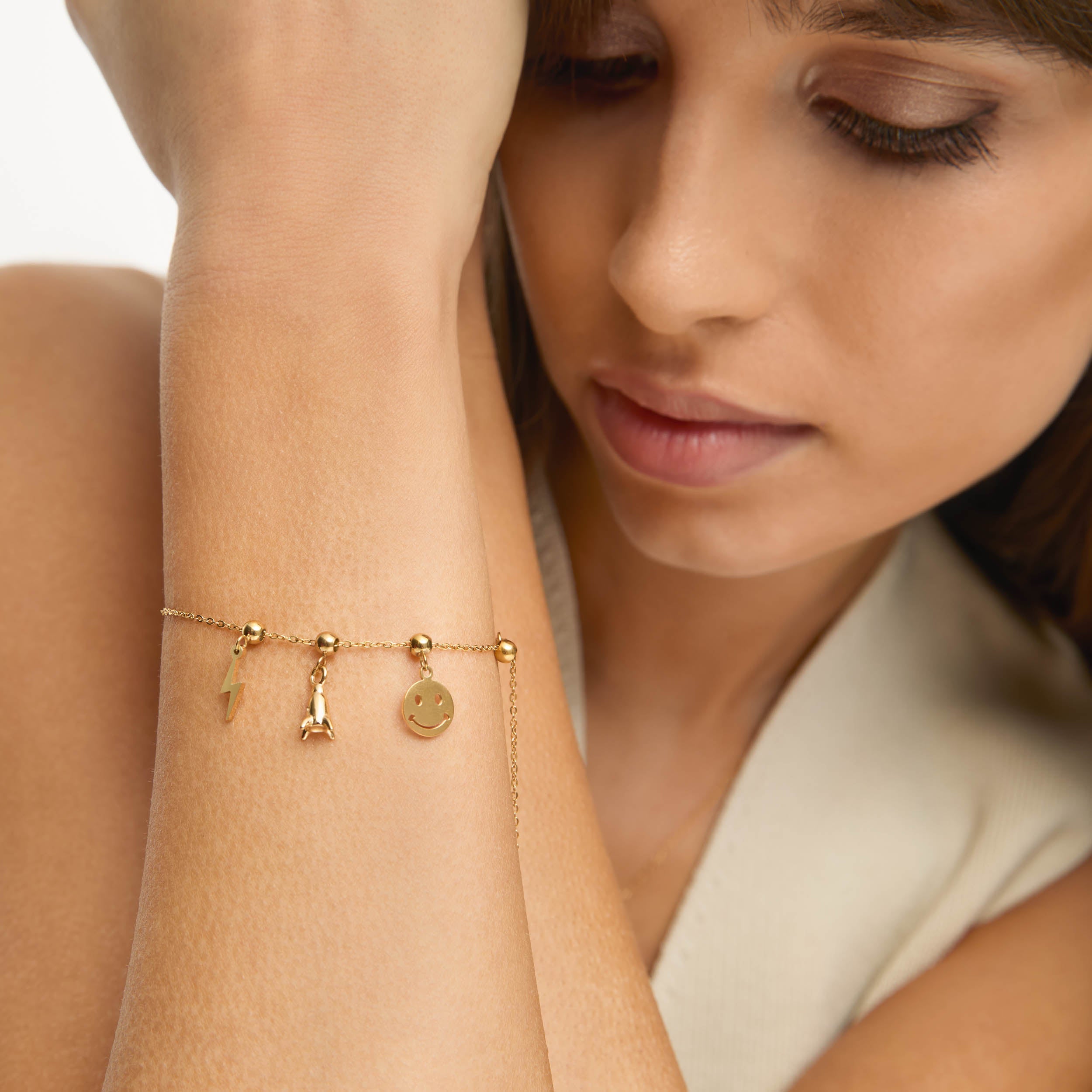 Pingente Raio Banhado em Ouro 18k