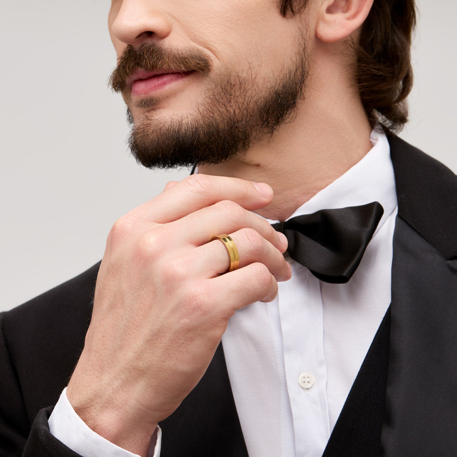 Par de Alianças Unique Banhado em Ouro 18k