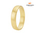 Aliança Clássica 5MM Banhada em Ouro 18k