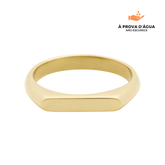 Anel Slim Havine Banhado em Ouro 18k