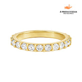 Anel Aparador Bela Banhado em Ouro 18k