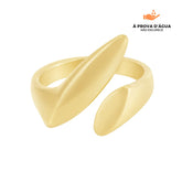 Anel Atenas Banhado em Ouro 18k