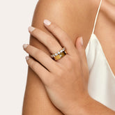 Anel Florenza Banhado em Ouro 18k