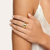 Anel Florenza Banhado em Ouro 18k