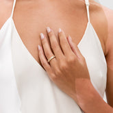 Anel Mônaco 4MM Banhada em Ouro 18k