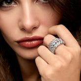 Anel Riviera Classic Banhado em Prata