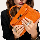 Anel Riviera Moderna Banhado em Prata