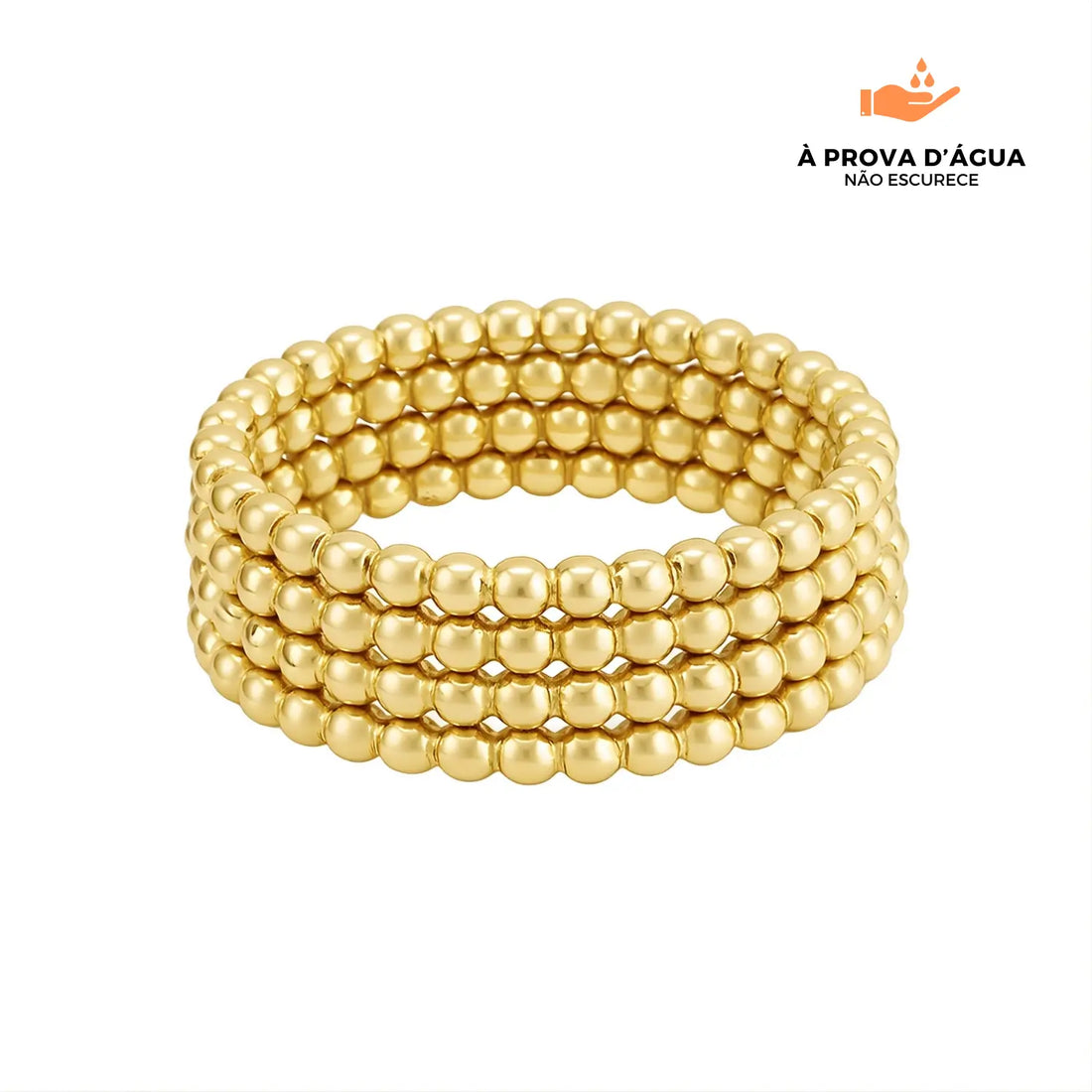 Anel Sienna Banhado em Ouro 18k