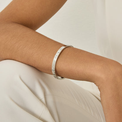 Bracelete Pedras de Glamour Banhado em Prata