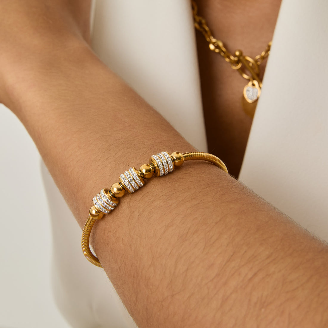 Bracelete Glow Bela Banhado em Ouro 18k