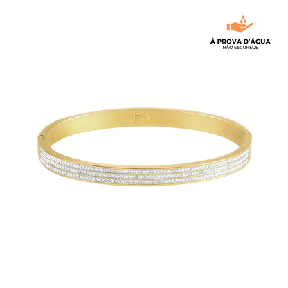 Bracelete Monaco Banhado em Ouro 18k