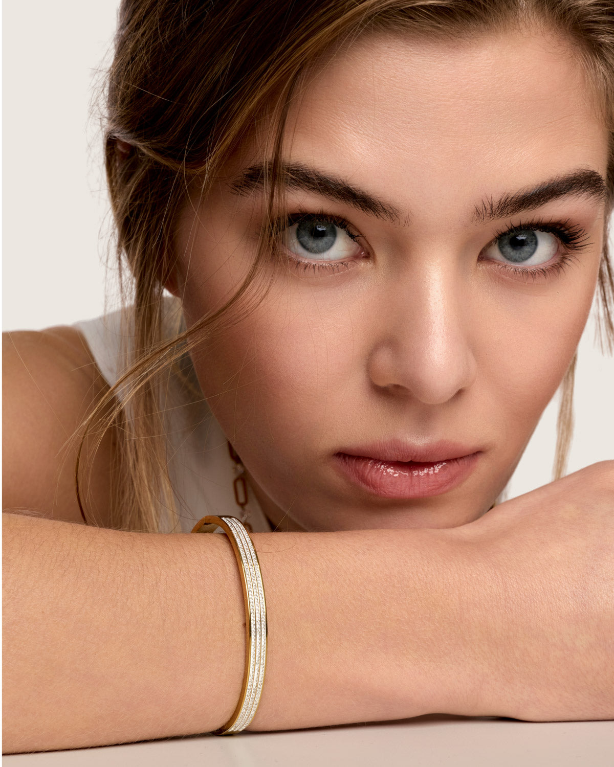 Bracelete Monaco Banhado em Ouro 18k