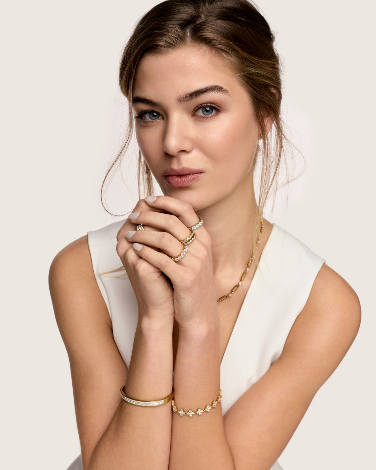 Bracelete Monaco Banhado em Ouro 18k