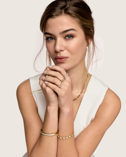 Bracelete Monaco Banhado em Ouro 18k