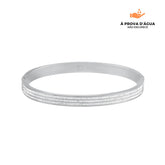 Bracelete Mônaco Banhado em Prata