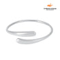 Bracelete Pontos Bali Regulável Banhado em Prata