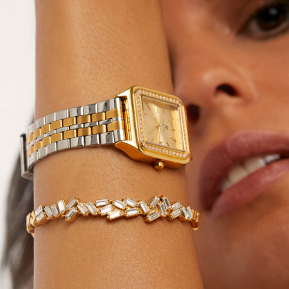 Bracelete Riviera Capri Regulável Banhado em Ouro 18k