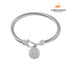 Bracelete com Pingente de São Bento Banhado em Prata