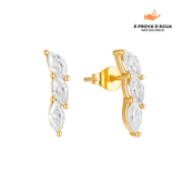 Brincos Florença Banhados em Ouro 18k