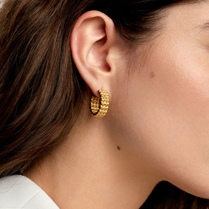Brincos Sienna Banhados em Ouro 18k