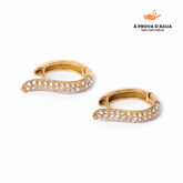 Brincos Veneza Banhados em Ouro 18k