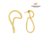Brincos Volare Banhados em Ouro 18k