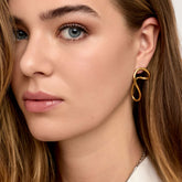 Brincos Volare Banhados em Ouro 18k