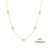 Colar Cristal Banhado em Ouro 18k