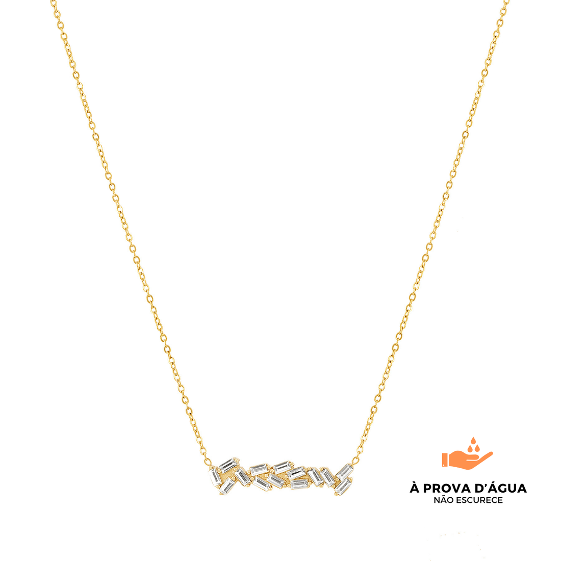 Colar Riviera Capri Banhado em Ouro 18k